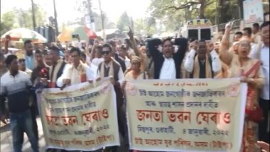 India News | Guwahati: Tai Ahom Yuva Parishad Protests for ST Status