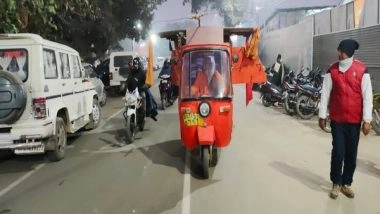 India News | Delhi's 'E-Rickshaw Baba' Brings Unique Vehicle to Maha Kumbh