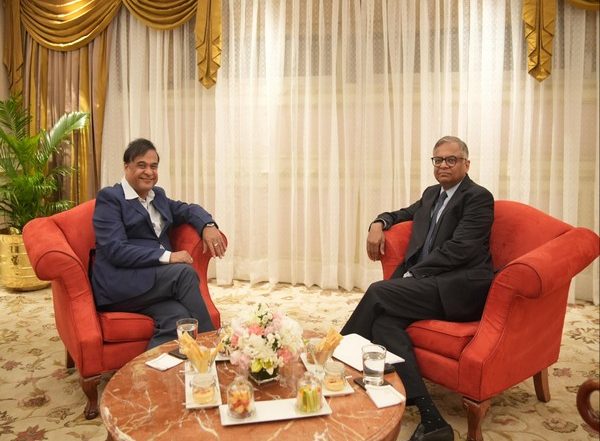 India News | Assam CM Himanta Biswa Sarma Holds 'fruitful Meeting' with Tata Sons Chairman N Chandrasekaran in Mumbai