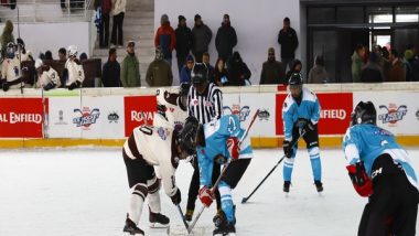 Sports News | Changla Blasters, Sham Wolves Start Strong on Opening Day of Ice Hockey League Season 2