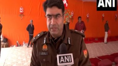 India News | Maha Kumbh 2025: Prayagraj Police Commissioner Visits Akharas, Interacts with Sadhus Regarding Security Arrangements