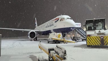 World News | Heavy Snowfall Affects Air Travel in UK, Germany