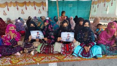 World News | Pakistan: People Hold Protest in Pasni on 12th Anniversary of Enforced Disappearance of Bolan Kareem, Demand His Release