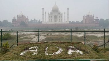 India News | Agra: Taj Mahal Clears of Fog; Varanasi Records Surge in Winter Tourists