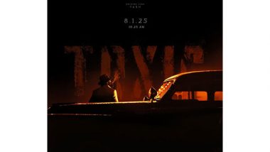 Entertainment News | 'KGF' Star Yash Shares a New Poster of His Film 'Toxic: A Fairy Tale for Grown-ups'