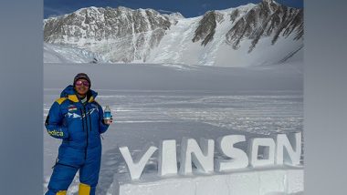 Business News | 17-Year-Old Kaamya Karthikeyan Achieves Historic Seven Summits Milestone, Summits Mt. Vinson Massif with Bisleri Vedica