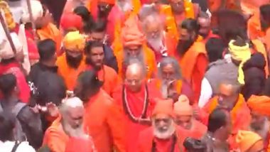 India News | Anand Akhada's Peshwai Arrives in Prayagraj as Preparations Intensify for Mahakumbh Mela 2025