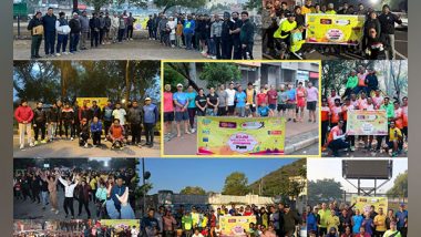 Business News | A Grand Start with AU Jaipur Marathon Welcome Run and Fitness Party