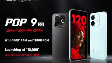 Business News | POP to Performance: Tecno POP 9 5G Now Available in 16GB Ram + 128GB Storage