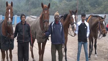 India News | High-tech American Warmblood Horses Deployed to Boost Security at Mahakumbh Mela