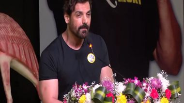 Entertainment News | 'Be Very Disciplined in Life': John Abraham Advises Students at Anti-drug Awareness Event in Navi Mumbai