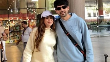 Entertainment News | Armaan Malik, Aashna Shroff Make First Public Appearance Post Wedding, Greet Fans and Paps