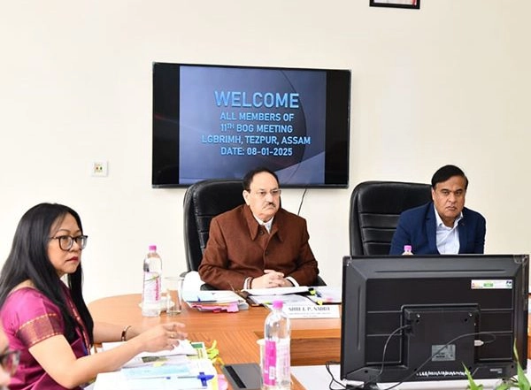 India News | Union Minister JP Nadda Inaugurates New Healthcare Projects, Reviews Ongoing Initiatives in Assam