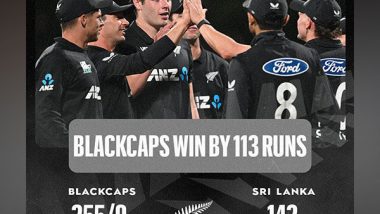 Sports News | New Zealand Outclass Sri Lanka with Dominant All-round Display in Hamilton