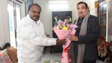 India News | HD Kumaraswamy Meets Nitin Gadkari to Discuss Karnataka Highway Projects