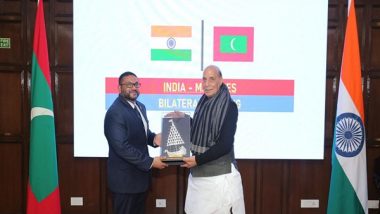 World News | India Hands over Defence Equipment, Stores to Maldives