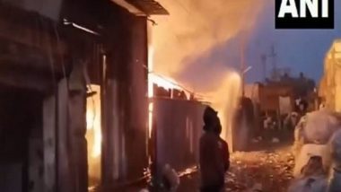 India News | Gujarat: Fire Breaks out at Warehouse in Valsad, None Hurt