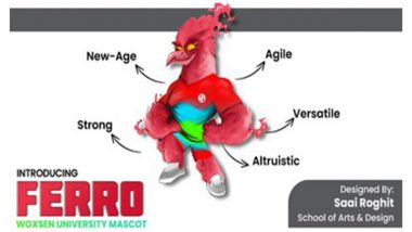 Business News | Woxsen University Unveils 'FERRO' The University Mascot