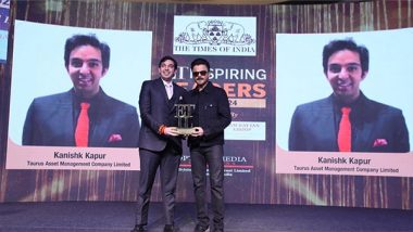 Business News | Taurus Mutual Fund's Director Kanishk Kapur, Felicitated as ET Inspiring Leaders 2024