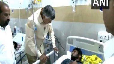 India News | Tirupati Stampede: Andhra CM Chandrababu Naidu Visits Injured in Hospital