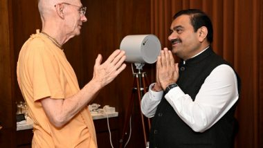 Business News | Adani Group, ISKCON to Start 'Mahaprasad Seva' in Maha Kumbh