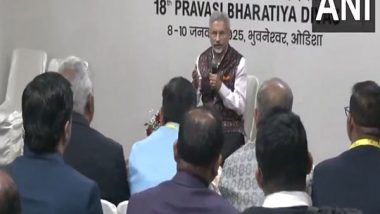 World News | Bhubaneshwar: Jaishankar Interacts with Members of Indian Diaspora at 18th Pravasi Bharatiya Divas