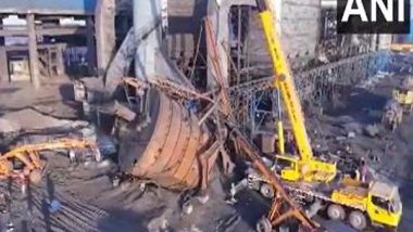 India News | Chhattisgarh: Silo Structure Collapses at Mungeli Iron Factory, Rescue Underway