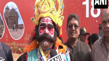 India News | Odisha: Jagananda Mishra Promotes 'Bargarh Dhanu Yatra' at PBD 2025 in Kans Costume