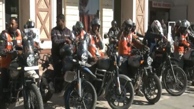 India News | Road Safety Awareness Campaign Launched in Shimla with a Bike Rally