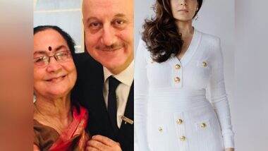 Entertainment News | Kangana Ranaut Meets Anupam Kher's Mother to Seek Blessings for Upcoming Film 'Emergency'