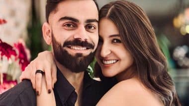 Entertainment News | Virat Kohli, Anushka Sharma Along with Kids Visit Spiritual Guru Premanand Maharaj in Vrindavan