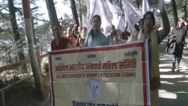 India News | Women Protest Against Inflation and Lack of Food Supply Under PDS in Himachal Pradesh