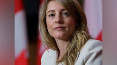 World News | Canada FM Melanie Joly Opts out of Leadership Race, Cites Tariff Threats from Trump