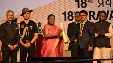 Business News | Singapore-Based Entrepreneur Atul Temurnikar, Felicitated with India's Pravasi Bhartiya Samman Award 2025