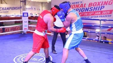 Sports News | Shiva, Sachin Shines with Successive Wins; Devendra Impresses in 8th Elite Men's National Boxing Championship