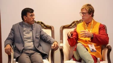 Sports News | Jonty Rhodes Meets Sports Minister Mansukh Mandaviya, Lauds Idea of 'Viksit Bharat Young Leaders Dialogue'