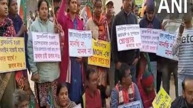 India News | WB: BJP, Left Holds Protest over Death of Pregnant Women at Midnapore Hospital, Attack CM Mamata