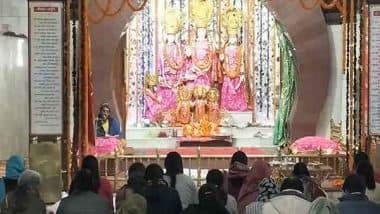 India News | Ayodhya Ram Temple Anniversary: Ram Mandir in Shimla Celebrates the Occasion with Devotion, Grand Ceremony