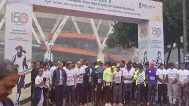 Sports News | IMD Organises 'Run for Mausam' Marathon Ahead of Its 150th Year Celebration