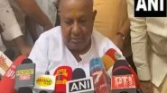 India News | It is Impossible to Finish Kumaraswamy, Says HD Deve Gowda