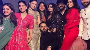 Entertainment News | Ananya Panday Shares Pics from Friend's Wedding Featuring Janhvi Kapoor, Shikhar Pahariya