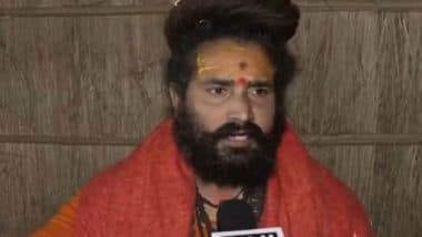 India News | Maha Kumbh: Spiritual Leader Mahant Balveer Giri Urges Devotees to Worship Outside 'Lete Hue Hanuman Ji' Temple