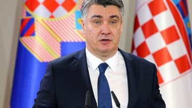 World News | Croatia's President Milanovic Secures Re-election with Nearly 74 Pc of Votes