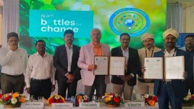 Business News | Bisleri International Launches 'Bottles for Change' Program in Kuvempu University, Shimoga, Karnataka