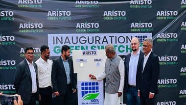 Business News | Aristo India Launches 100% Solar-powered Facility in Bangalore, Leads the Green Switch in Sustainable Manufacturing