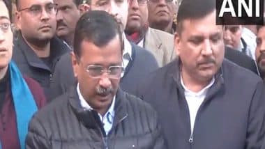 India News | Delhi Polls: Arvind Kejriwal Visits ECI, Accuses BJP Candidates of Distributing Money, Goods in New Delhi Constituency