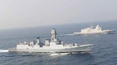 World News | French Carrier Strike Group Conducts Air-sea Manoeuvres with Indian Navy