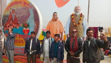 India News | Millions Flock to Mahakumbh for Holy Dip, Selfies with PM Modi-CM Yogi Cutouts