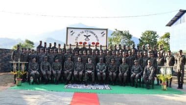 India News | GOC Spear Corps Visited Red Shield Division in Manipur