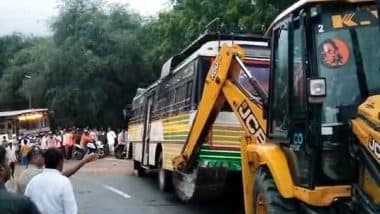 India News | Andhra Pradesh: Two RTC Buses Collide in Chandragiri, 30 Injured